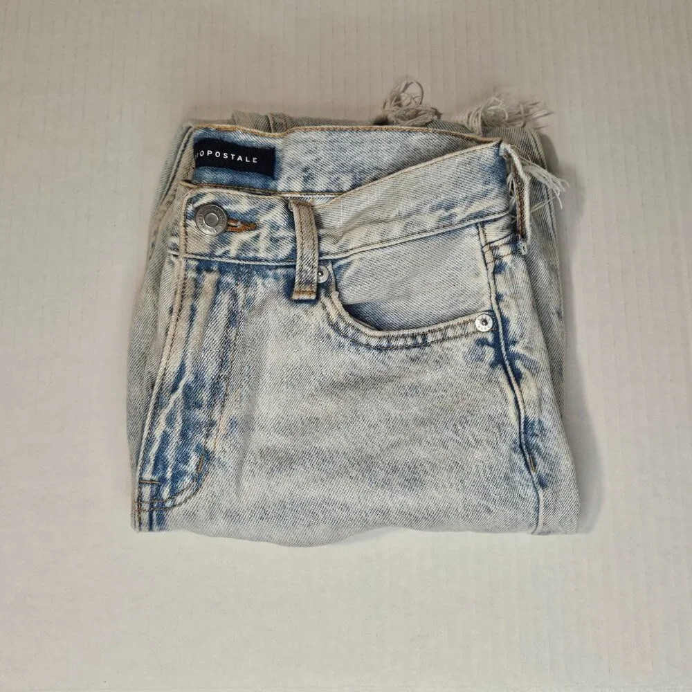 Aeropostale Jeans, whitewashed distressed denim, Size O - Picture 1 of 10